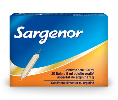 Sargenor Solutie orala, 20 fiole, Viatris