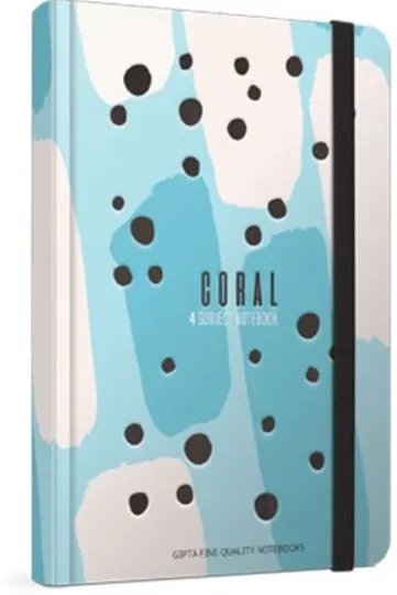Carnetel Gipta Coral - A5, 4 teme, 140 file, sortiment