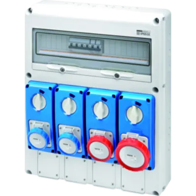 Organizator de santier Q-DIN 20 ASD - 4 IB VERTICALA SBF 4 FLANSE - IP65