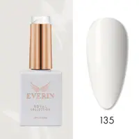 Oja semipermanenta Everin- Royal Collection 10ml- 136 Alb TPO Free - ERC-136