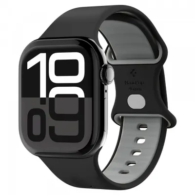Curea Spigen Nano Pop pentru Apple Watch 49mm / 46mm / 45mm / 44mm / 42mm Series, Neagra AMP09321