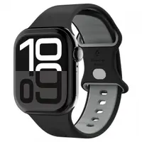 Curea Spigen Nano Pop pentru Apple Watch 49mm / 46mm / 45mm / 44mm / 42mm Series, Neagra AMP09321