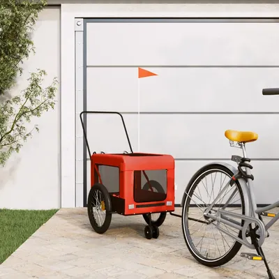 Gossi remorca bicicleta animale companie portocaliu/negru oxford/fier