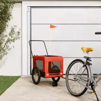 Gossi remorca bicicleta animale companie portocaliu/negru oxford/fier
