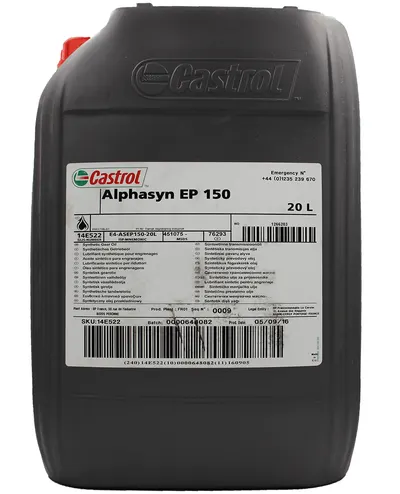 Ulei transmisie CASTROL ALPHA EP 150, volum 20 litri, sintetic 20L