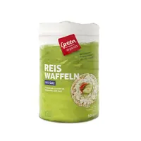 Rondele de orez integral expandat bio cu sare 100g Green Organics