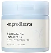 Ongredients Discuri tonice faciale revitalizante, 60 buc