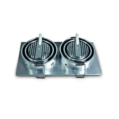 Pako-S/A2 LED 2x1W 6000K, dimabil, 350mA, IP20, aluminiu