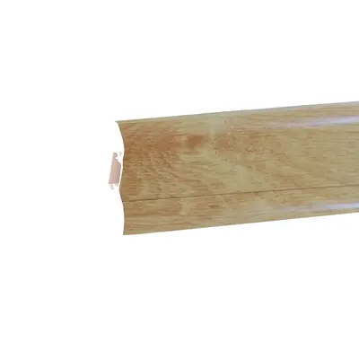 Plinta PVC parchet laminat Korner LP55 2500 x 60 x 22 mm stejar cubanez