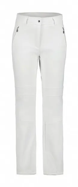 Pantaloni softshell Ice Peak femei, albi