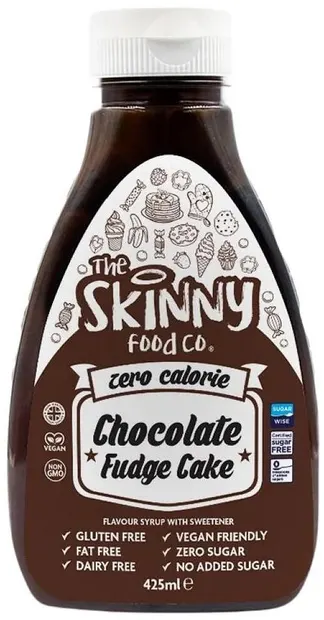 Skinny Syrup Chocolate Fudge Cake, 425 ml, Skinny Food Co