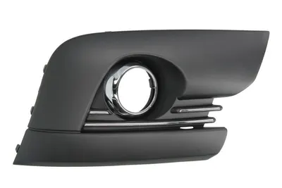 Acoperire bara fata Stanga potrivit PEUGEOT 3008 2009-2016 2009-2013 - (cu gauri pentru lampa de ceata, crom/negru)