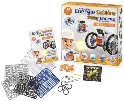 Set de experimente Buki Sciences - Energia solara 14 in 1