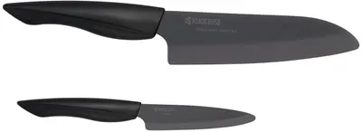 Cuțite din ceramică KYOCERA - SHIN, 2 buc, negru
