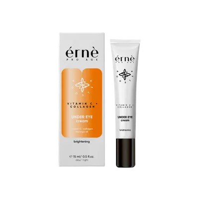 Crema iluminatoare pentru ochi cu Vitamina C si Colagen, 15ml, Erne