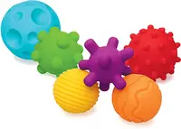 Mini bile senzoriale Eurekakids, 6 buc.