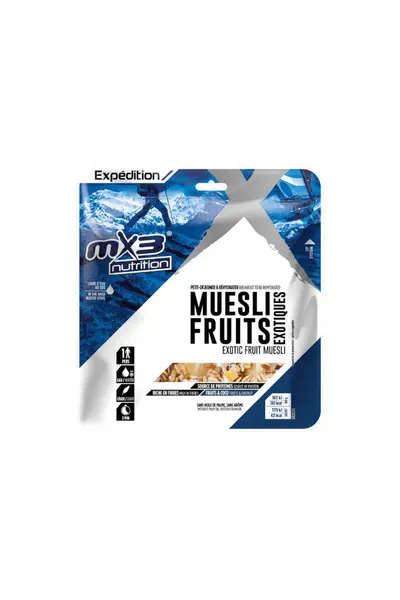 Mâncare liofilizată - Müsli cu fructe exotice 110g