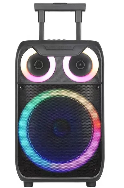 Boxa portabila troliu Andowl Q YX8000 iluminare RGB telecomanda microfon