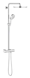 Sistem de dus Grohe Rainshower SmartActive 310 27966001, aparent, termostat, 310 mm, anti-oparire, anti-calcar, Crom