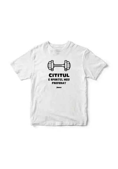 Tricou Cititul e sportul meu preferat