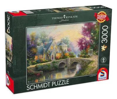 Puzze Schmidt din 3000 de piese - Thomas Kinkade Lamplight Manor