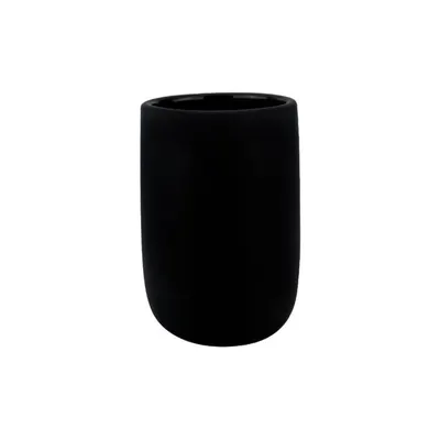 Perie de WC neagră din ceramică Lotus – Mette Ditmer Denmark