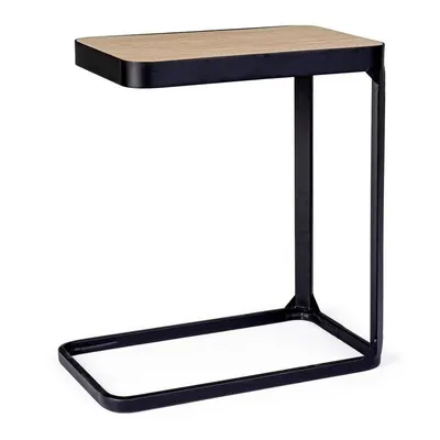 Măsuță auxiliară cu aspect de lemn de brad 30x50 cm Everitt – Bizzotto