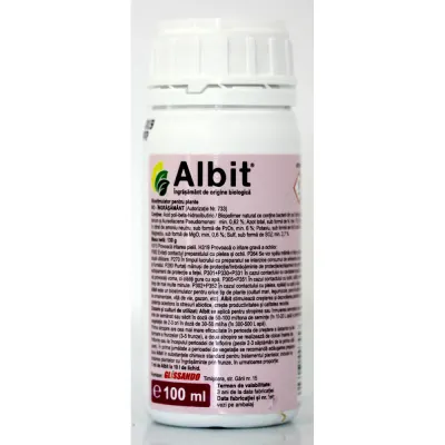 Albit 100 ml, biostimulator (tratament seminte, ingrasamant foliar concentrat) - Default Title