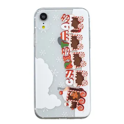 Husa silicon Compatibila cu iPhone XR model Gingerbread, Antisoc, TPU Engros