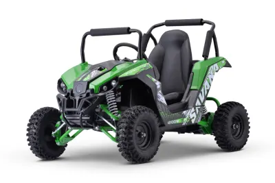 UTV electric pentru copii NITRO GoKid Savana 1200W 48V cu diferential, culoare Verde