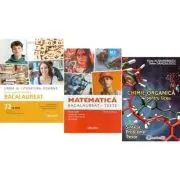 Pachet Bacalaureat 2026. Limba si literatura romana Ghid complet cu 72 teste, Matematica M2 Tehnologic si Chimie organica pentru liceu