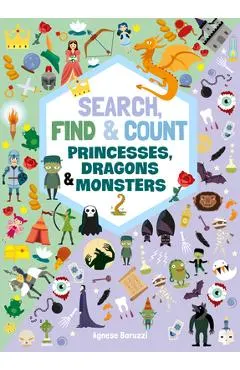 Search, Find & Count: Princesses, Dragons & Monsters