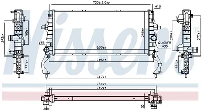 Radiator racire motor potrivit HYUNDAI I30 2.0