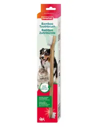BEAPHAR Bamboo Toothbrush periuță din bambus câini și pisici