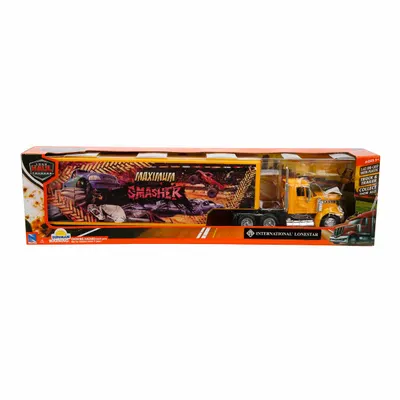 Camion cu remorca, New Ray, 1:43, Galben