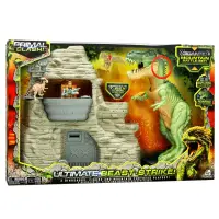 Set de joaca cu dinozaur interactiv, Lanard Toys, Primal Clash, Ultimate Beast Strike