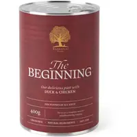 Hrana umeda caini juniori, Essential Pate Beginning Rata si Pui, 400 g