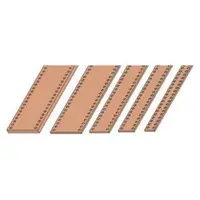 Pair of Flat Busbar in Electrolitic Cupper - 1250a 100x5mm L=1750mm For Cvx 1600