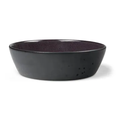 Bol mic negru/mov din gresie Gastro Black/Purple – Bitz