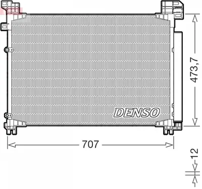 Condensator climatizare (cu uscator) potrivit LEXUS RX 2.0 3.5 3.5H 10.15