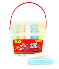 Cretă colorată Sense - 20 bucăți