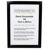 Ramă foto A4 - model Madrid negru
