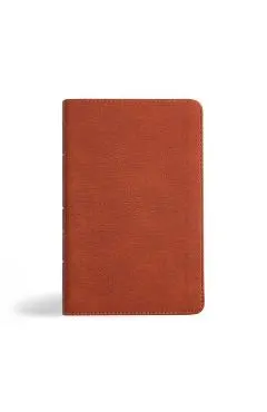 NASB Personal Size Bible, Burnt Sienna Leathertouch