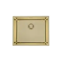 Chiuveta bucatarie inox culoare aurie, montare pe blat, Alveus Monarch Kombino 50