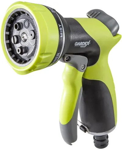 Pistol de udare Gardex - Luxe, 6 funcții, conexiune rapidă