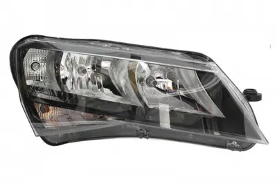 Far fata Dreapta (halogen, H7 H7 PW24W PWY24W, electric, cu motor, bec) potrivit SKODA SUPERB III
