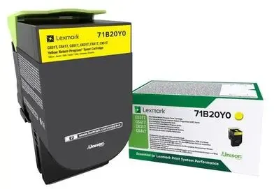Toner Lexmark 71B20Y0, 2300 pagini (Galben)