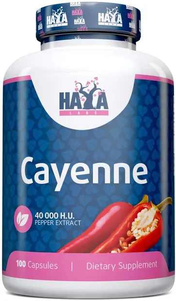 Cayenne, 800 mg, 100 capsule, Haya Labs