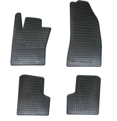 Set covorase auto din cauciuc Jeep Renegade 2014-, Fiat 500X 2014