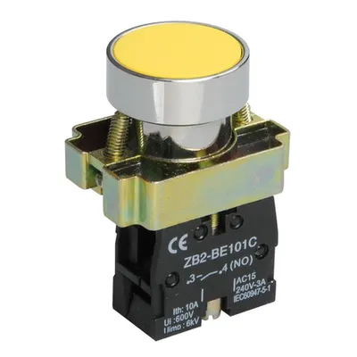 Control buton LAY5-BA51 without bias lighting galben 1C